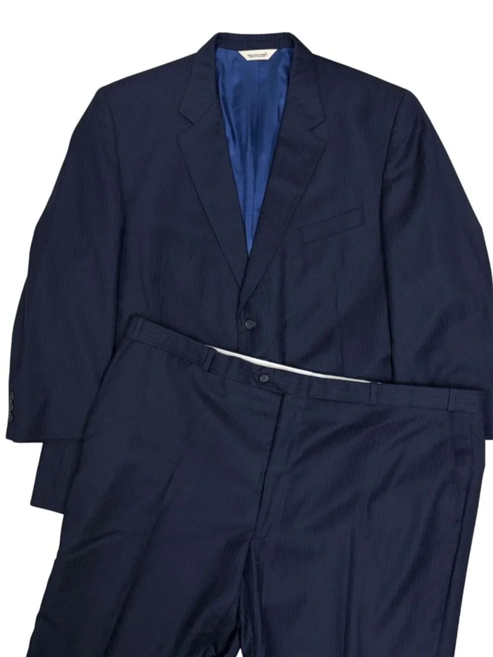 PRONTO UOMO SUIT Worsted WOOL Luxury Business Casual Coat Jacket Pants Mens 48S